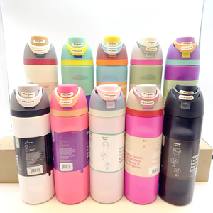 2025 bán chạy nhất owaal BPA-free thép không gỉ cách nhiệt phích cup thiết kế logo đôi uống chai với nắp và rơm - Product Image 1