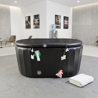 Ensemble sauna extérieur et bain de glace avec refroidisseur et baignoire froide