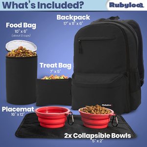 Transportín ajustable para perros pequeños JW PET, Transportín suave y cómodo para gatos con cuencos plegables para playa o viajes - Product Image 3