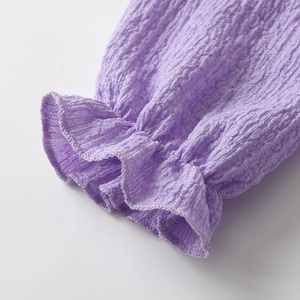 Conjunto de Dos Piezas de Manga Larga para Recién Nacidos, Mono Morado con Gorro para Bebés Niñas, <span class=keywords><strong>Ropa</strong></span> de Princesa para Uso Diario en Otoño - Product Image 3
