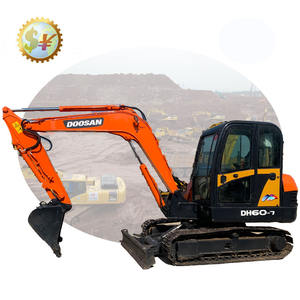 รถขุดขนาดเล็ก DOOSAN DH60-7 ผลิตในเกาหลีใต้ น้ำหนัก 6 ตัน กำลังขุดสูง เครื่องยนต์ ปั๊ม เกียร์ - Product Image 1