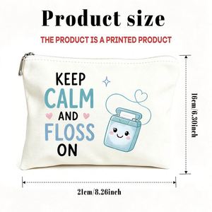 Bolsa de Regalo Versátil para Mujer, Estuche para Hilo Dental Keep Calm, Regalo Ideal para Mamá, Hijas y Amigas, para Viajes y Cumpleaños - Product Image 4