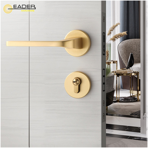 Alileader — poignée de <span class=keywords><strong>porte</strong></span> de luxe en laiton, poignées intérieures modernes, haut de gamme - Product Image 4