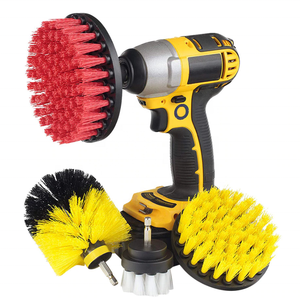 4 pièces <span class=keywords><strong>Brosse</strong></span> de Nettoyage <span class=keywords><strong>Brosse</strong></span> <span class=keywords><strong>Autolaveuse</strong></span> Kit de <span class=keywords><strong>Brosse</strong></span> pour le Nettoyage de la Salle De Bain - Product Image 4