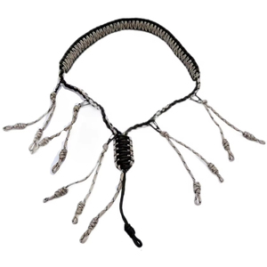 Lanière de chasse réglable en paracorde de nylon carbone camouflage tressé à la main avec plusieurs boucles pour support d'arbre, équipement de chasse en plein air - Product Image 1