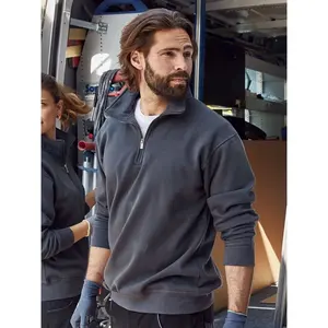 Sweat-shirt à demi-zip pour le travail, marchandises personnalisées - Product Image 1