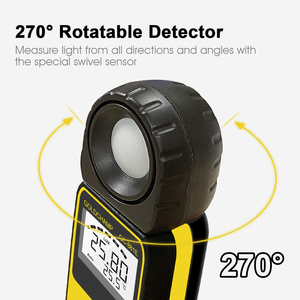 एलईडी लाइट के लिए 30,000-300,000 लक्स (0.01 ~ fc) मापने की रेंज के साथ - Product Image 3