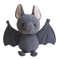 Série Halloween : Jouet en peluche décoratif amusant, style gothique, avec motifs de dessin animé (Chauve-souris, Citrouille, Lapin, Corbeau, Fantôme, Chapeau de Sorcière, Pirate, Chien)