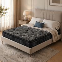 Matelas à ressorts ensachés en tissu tricoté