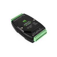 Módulo de Monitoreo Industrial de 4 Canales CC, Adquisición de Alta Precisión de 16 bits, Admite Medición de Voltaje y Corriente, Modbus RTU
