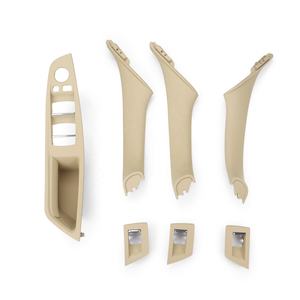 Juego de 7 piezas Beige de la derecha de la puerta interior manija de ventana Panel interruptor de <span class=keywords><strong>51417225877</strong></span> para BMW serie 5 F10 F11 F18 2010-2016 - Product Image 1