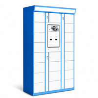 Casillero Inteligente para Limpieza y Lavado de Calzado, Sistema de Cerradura Electrónica de 21 Puertas para Tiendas de Autoservicio y Comunidades Universitarias