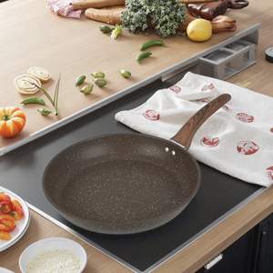 Chảo chống dính đá granite, chảo rán không dính, chảo phẳng có tay cầm - Product Image 4