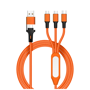 <span class=keywords><strong>Lampe</strong></span> de camping 5-en-1 à LED avec logo, câble de charge USB Type C, en nylon tressé durable, cadeau de bienvenue pour l'extérieur – Fournisseur d'usine - Product Image 1