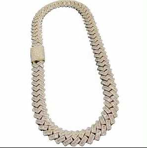 Minimal 925 Sterling Silver Cuban Link Bracelet Lab Grown Diamond Elegant Shine Jewelry Style - Product Image 2