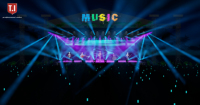 Sistema de Sonido Profesional de Audio, Video e Iluminación para Escenarios, con Estructura de Truss, Pantalla LED y Line Array, Completo