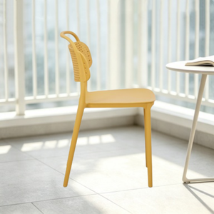 Sedia da Pranzo in Plastica PP per Esterni, Impilabile, Colorata ed Economica, per Ristoranti e Terrazze - Product Image 5