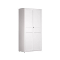 Armoire de chambre élégante à panneaux, armoire de rangement pour vêtements en gros