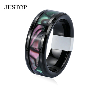 Bague de mariage en tungstène pour homme, finition brossée classique, design simple pour alliances - Product Image 6