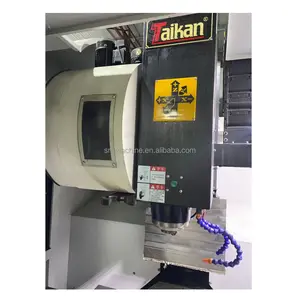 Secondhand China Taikan T-V6 CNC 650 Tapping and Drilling Machine Center Fanuc Control System CNC Machine