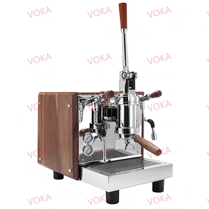 เครื่องชงกาแฟเอสเพรสโซแบบคันโยกเชิงพาณิชย์ พร้อมปั๊ม NUERT จากอิตาลี หม้อต้มสแตนเลส แรงดัน 9 บาร์ ระบบกึ่งอัตโนมัติ - Product Image 1