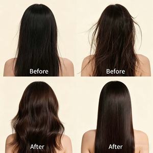 Penjualan Terbaik susu Oat Vegan organik pelembap minyak rambut sehari-hari nutrisi perawatan rambut keriting kering kulit kepala menenangkan gatal - Product Image 5