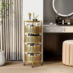 2025 Lucky New Modern Beauty Hair Salon Stainless Steel Beauty <b>Stool</b> Cart Trolley for Sale - Product Image 5