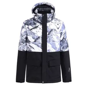 Women's and men's ski jacket winter outdoor warm thick jacket