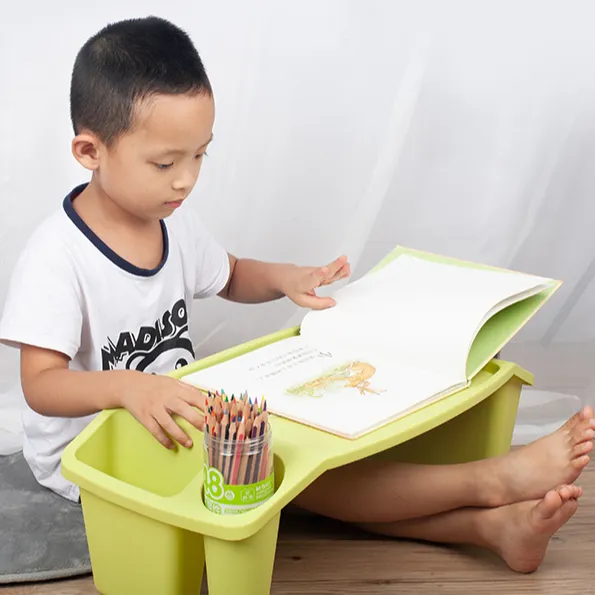 Tavolo da attività minimalista in plastica di dimensioni standard per bambini tavolo da studio per ragazzi studio per bambini tavolo da apprendimento per bambini crayola per bambini