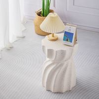 Petites tables d'appoint, armoires de chevet, meubles TV pour balcon, tables basses, design moderne et minimaliste, plateau en marbre, structure en bois, meubles de maison