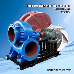 High Pressure OEM 6inch Large Flow Corrosion-Resistant Horizontal Mixed Flow <b>Pumps</b> for Irrigation and Drainage of Farmland - Product Image 6