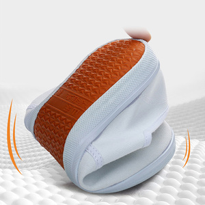 Chaussures de marche décontractées en toile blanche pour hommes et femmes, simples, tendance, respirantes, à semelle en caoutchouc, confortables, printemps, été, automne, hiver, exercice - Product Image 4