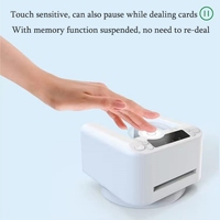 Machine automatique de revendeur de cartes Outil universel de cartes à jouer Distributeur de cartes rotatif à 360 degrés pour la maison Machine de licence portable