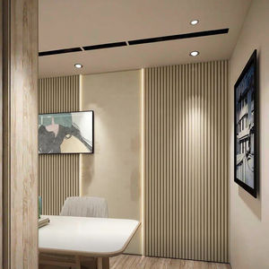 OEM Panneaux muraux décoratifs 3D étanches en charbon de bois WPC pour l'intérieur et l'extérieur de la salle de bain Garage TV Fond d'écran - Product Image 1