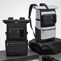 Sac à dos de voyage imperméable OZUKO 9944 avec fermeture éclair pour hommes, 29L, extensible, en Oxford, ouverture large, pour le camping et la randonnée
