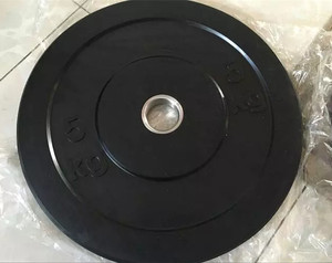 Plaques de poids de gymnastique de logo personnalisé économique 10KG 15KG <span class=keywords><strong>20KG</strong></span> 25KG poids libres de pare-chocs en caoutchouc à vendre - Product Image 4
