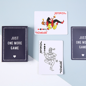 Baraja de póquer de 54 cartas con logotipo personalizado de alta calidad, impresión brillante para <span class=keywords><strong>promociones</strong></span> para pedidos a medida - Product Image 5