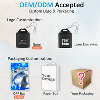 Mini Adaptador de Lector de Tarjetas de Memoria Externo USB 2.0, Compatible con Tarjetas TF de hasta 2TB, Categoría de Producto: Lectores de Tarjetas