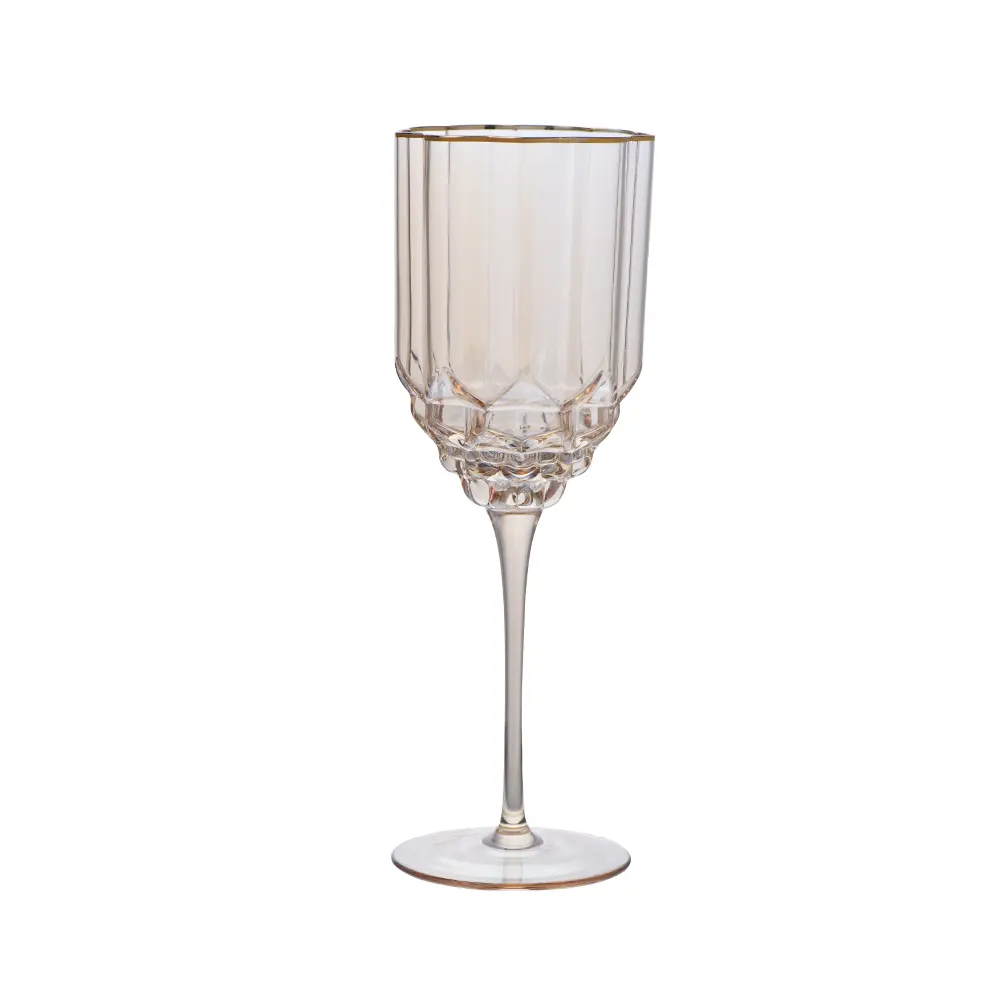 Luxe léger et haut de gamme élégant gobelet verre à vin longue tige verre à vin Charmunique verre à vin rouge