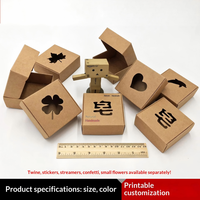 Caja de Jabón Ecológica de Papel Kraft con Ventana Personalizada, Empaque de Papel Marrón Natural para Regalos Artesanales, Cosméticos, Cuidado Personal y Artículos de Seda