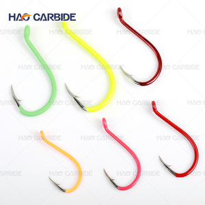 Sea <span class=keywords><strong>Fishing</strong></span> Hooks Pesca Schnabel haken mit extra langer Spitze in fluor zieren den/leuchtenden Tintenfisch haken - Product Image 1