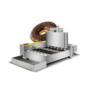 Commercial High Quality Automatic Non-stick Donuts Maker 5 Doughnuts Making Doughnut Machine For Bakery Dessert Shop