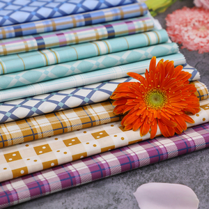 Nhà máy cung cấp hình học Quilting quyến rũ gói vải vuông chắp vá bông vải nhà dệt vải hình học - Product Image 2