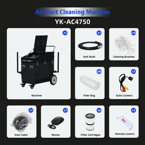 कला कैमरा दृश्य क्लीनर मशीन लागत प्रभावी रोटरी ब्रश एयर नलिका सफाई व्यवसाय के लिए - Product Image 5