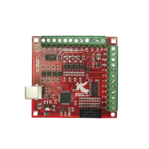 Các bộ phận máy cnc MACH3 4 Trục USB Mượt Stepper Chuyển Động Điều Khiển thẻ-little red tấm cho CNC