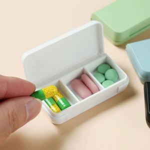 New Arrival Custom Promotional pp Plastic Single Pill Boxes Medicine Storage Tin <b>Small</b> square <b>Box</b> - Product Image 2