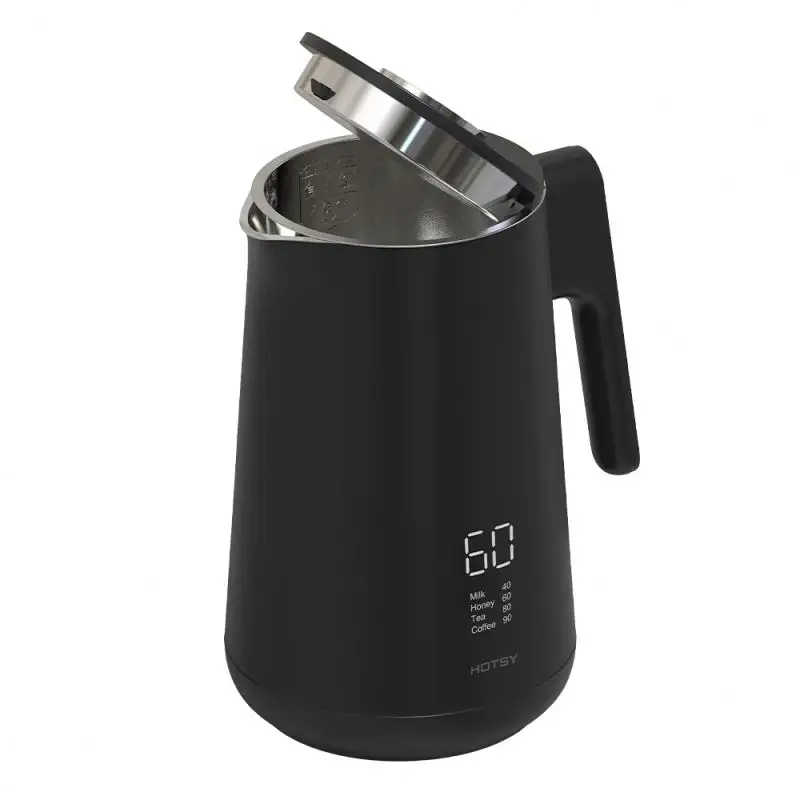 Hotsy 2.0l chaleira de água elétrica inteligente, digital portátil, potes, chaleira elétrica pequena, para chá, temperatura, fogão de água