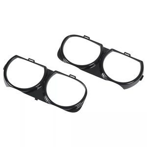 Dodge Challenger Headlight Bezels 68259053AB 68259052AB <b>Clip</b> On Plastic <b>Trim</b> Covers - Product Image 1