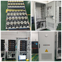 Armoire de batterie LiFePO4 125 kW 261 kWh avec PCS, MPPT, EMS, protection incendie HVAC et refroidissement par air