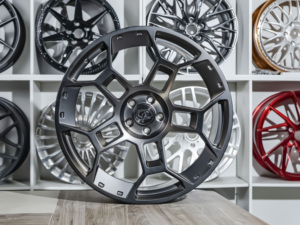 Jantes forgées de voiture de tourisme en alliage d'aluminium 6061-T6 noir concave profond pour Mustang GT, <span class=keywords><strong>Tesla</strong></span> modèle <span class=keywords><strong>3</strong></span> - Product Image 3